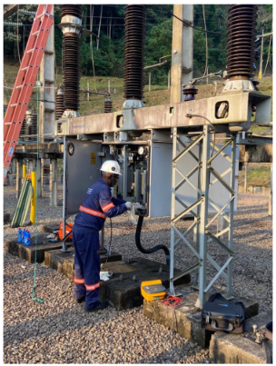 manutenção em subestações de média tensão