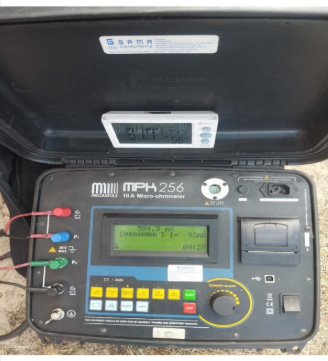 Medição de resistência de aterramento