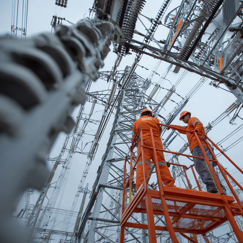 Regulagem de chave seccionadora em linha energizada