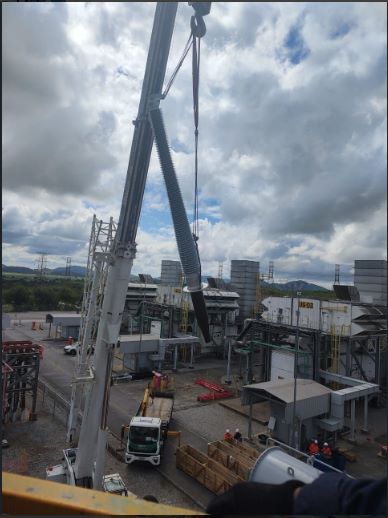 Troca de buchas de transformador